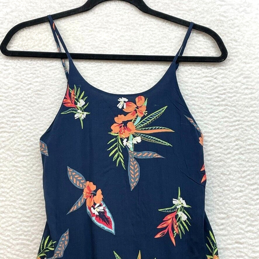 Kiwi and Punch Dress Womens Extra Small Blue Floral Beach Hawaiian Flowy Light - Picture 4 of 13